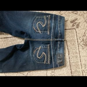 Silver AIKO Bootcut Jeans